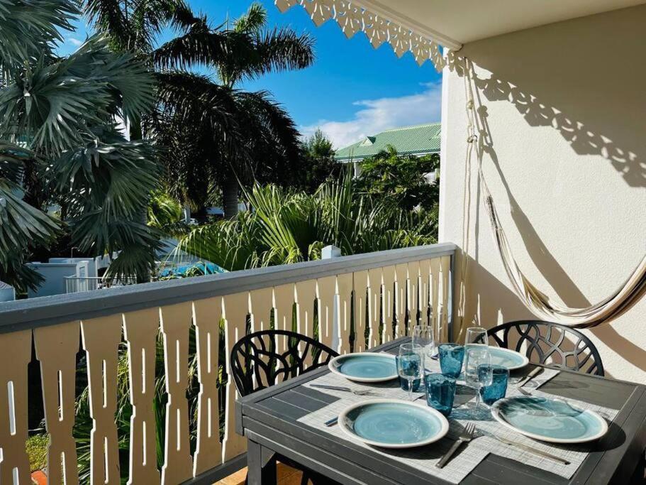 Le Palmier Bleu, Cocon Tropical, Plage & Piscine Anse Marcel Exteriér fotografie